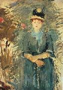 Edouard Manet Jeunne Fille dans les Fleurs France oil painting artist